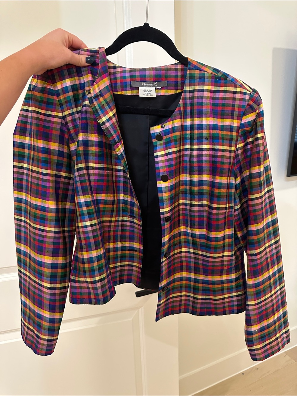 Maggie L 100% Silk Jacket
